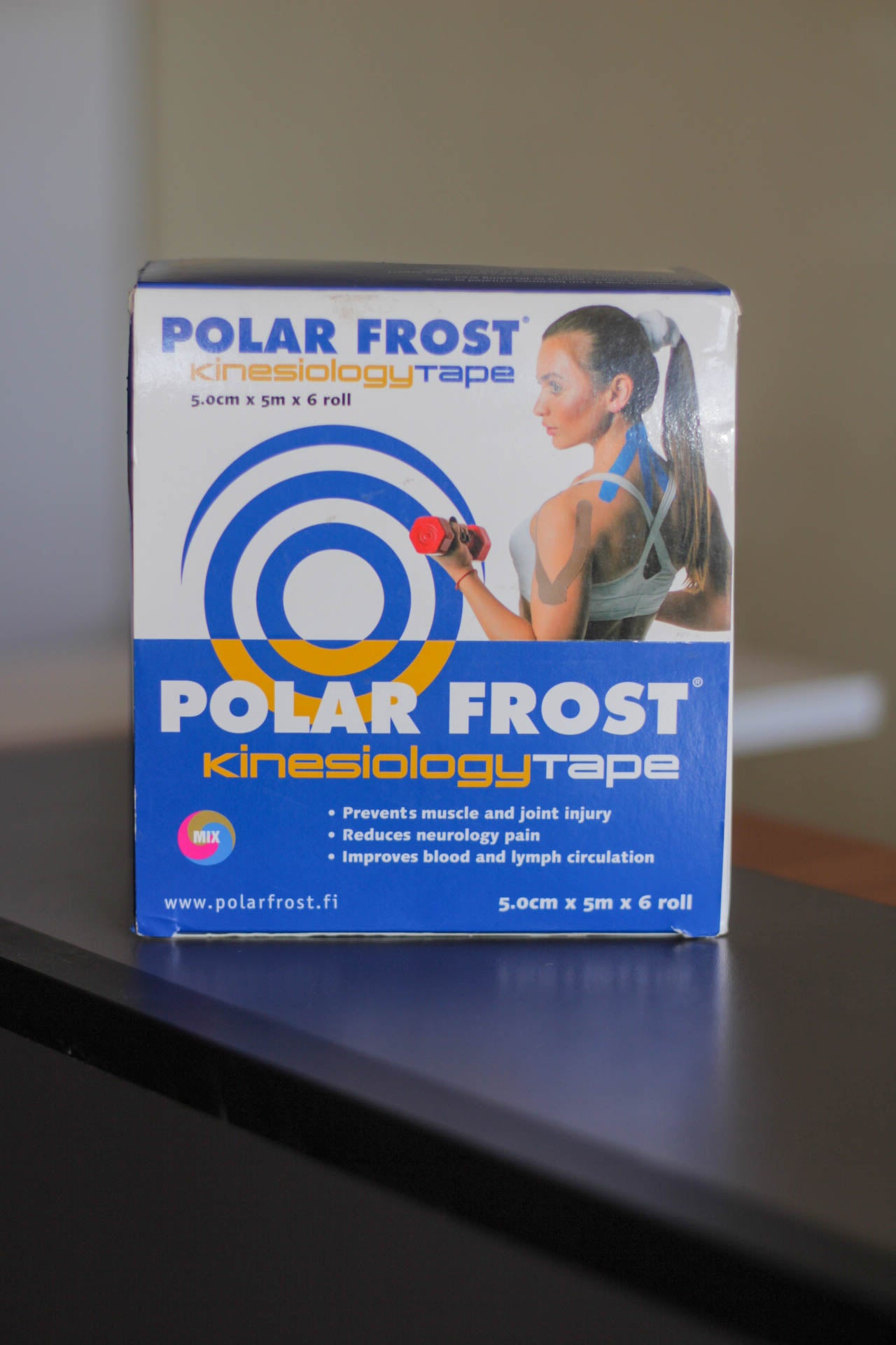 POLAR FROST® Kinesiology Tape MIX (6 rolls, 5m per roll)