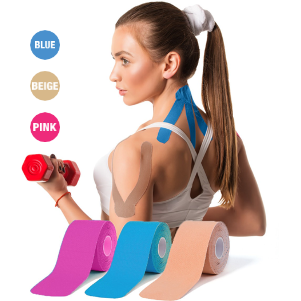 POLAR FROST® Kinesiology Tape MIX (6 rolls, 5m per roll)