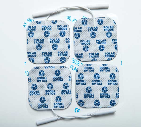 TENS Machine Pads 5x5cm Square Electrode Pads, 4/pk