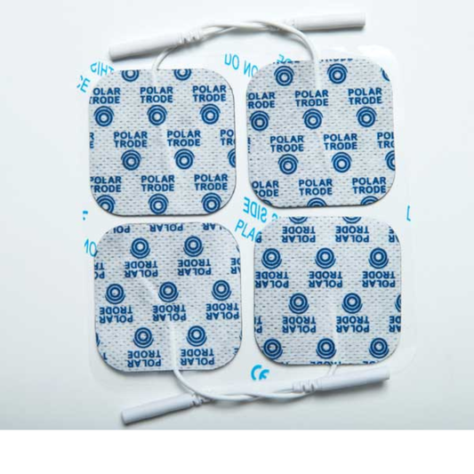 POLAR®-elektrodit - 5 x 5 cm neliönmuotoiset tyynyt, 4/pkt