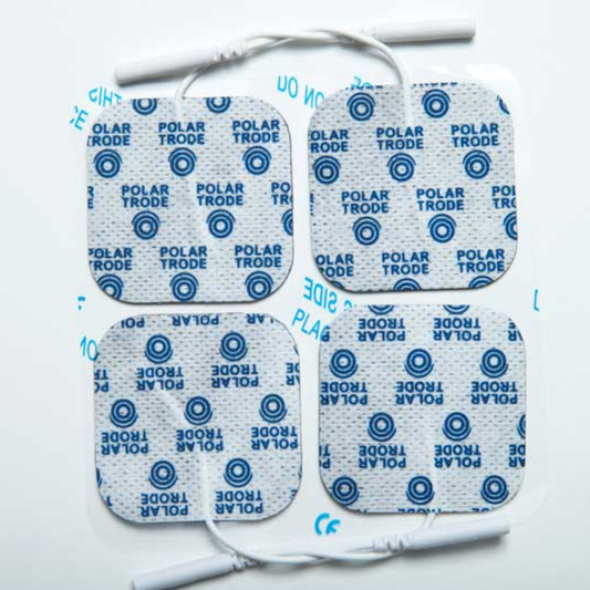 POLAR Electrode Pads - 5x5cm Square Pads, 4/pk