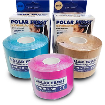 Kinesiology Tape MIX (6 rolls, 5m per roll) - Polar Frost