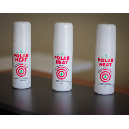 POLAR HEAT® Pain Relieving Heat Gel - 75ml Roll-On