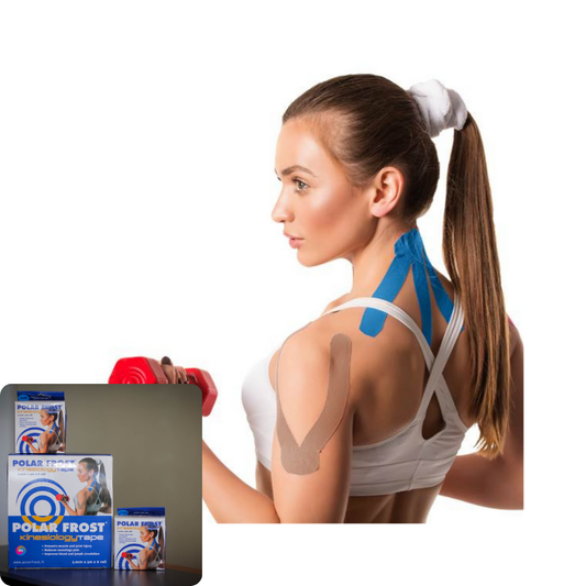POLAR FROST® Kinesiology Tape MIX (6 rolls, 5m per roll)